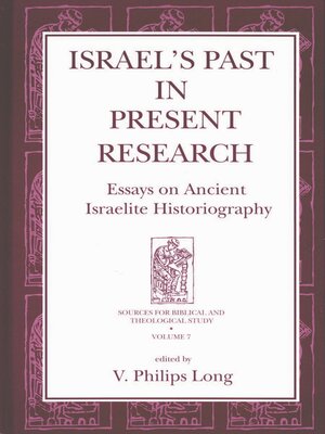 cover image of Israel's Past in Present Research